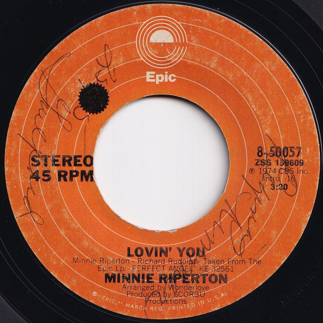 Minnie Riperton - Lovin' You / The Edge Of A Dream (7 inch Record / Used)