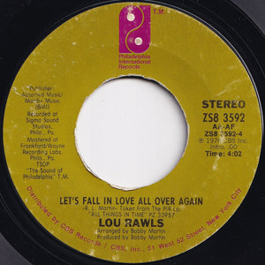 Lou Rawls - You'll Never Find Another Love Like Mine / Let's Fall In Love All Over Again (7 inch Record / Used)