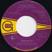 画像をギャラリービューアに読み込む, High Inergy - Lovin&#39; Fever / Beware (7 inch Record / Used)
