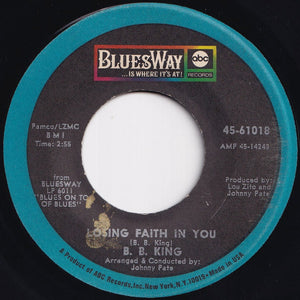 B.B. King - I'm Gonna Do What They Do To Me / Losing Faith In You (7 inch Record / Used)