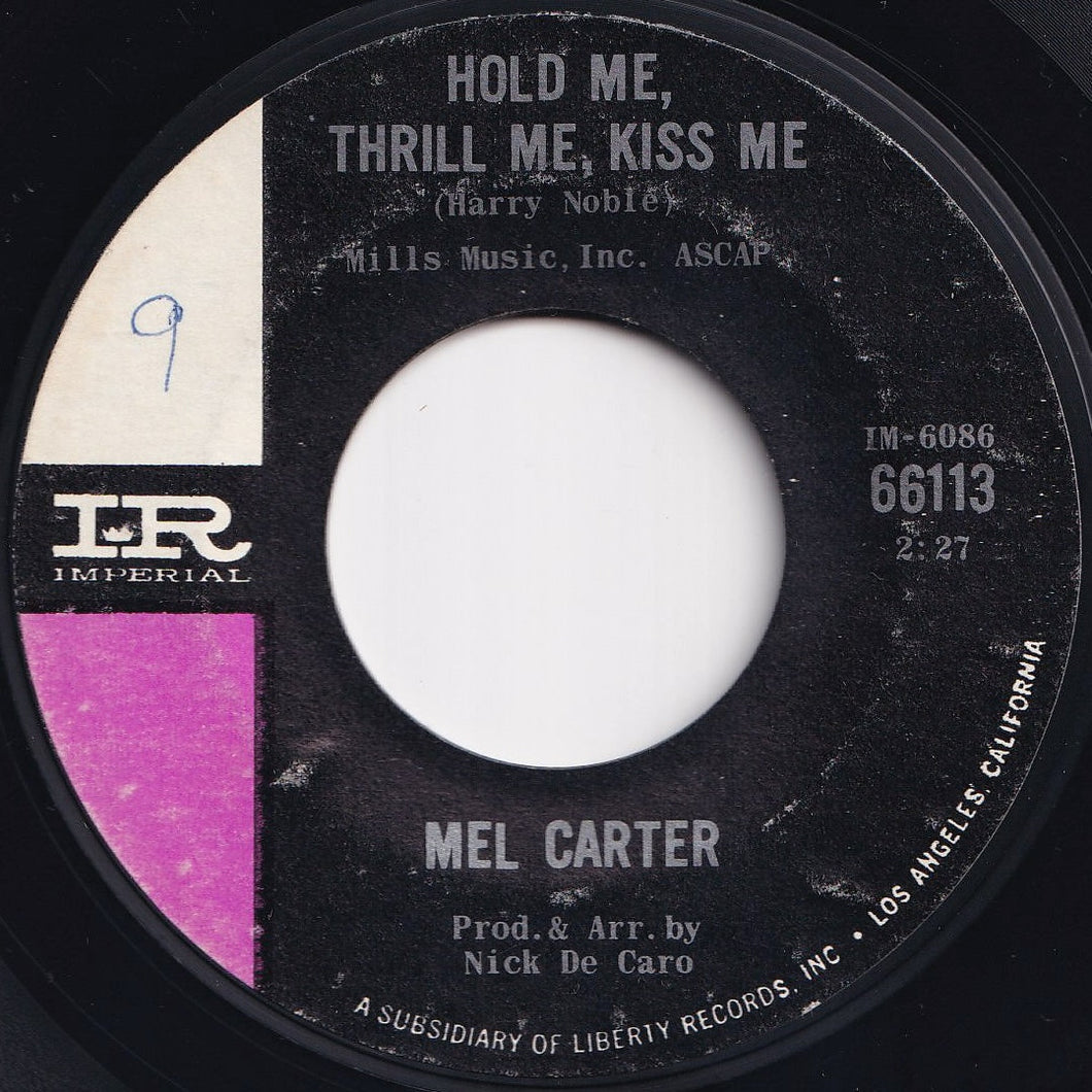 Mel Carter - Hold Me, Thrill Me, Kiss Me / A Sweet Little Girl (7 inch Record / Used)