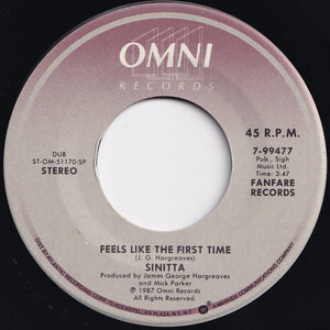 Sinitta - Feels Like The First Time / (Dub) (7 inch Record / Used)