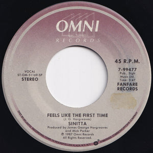 Sinitta - Feels Like The First Time / (Dub) (7 inch Record / Used)