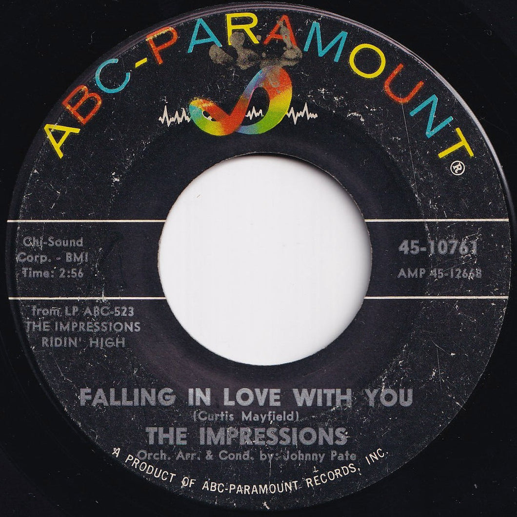 Impressions - Falling In Love With You / Since I Lost The One I Love (7 inch Record / Used)