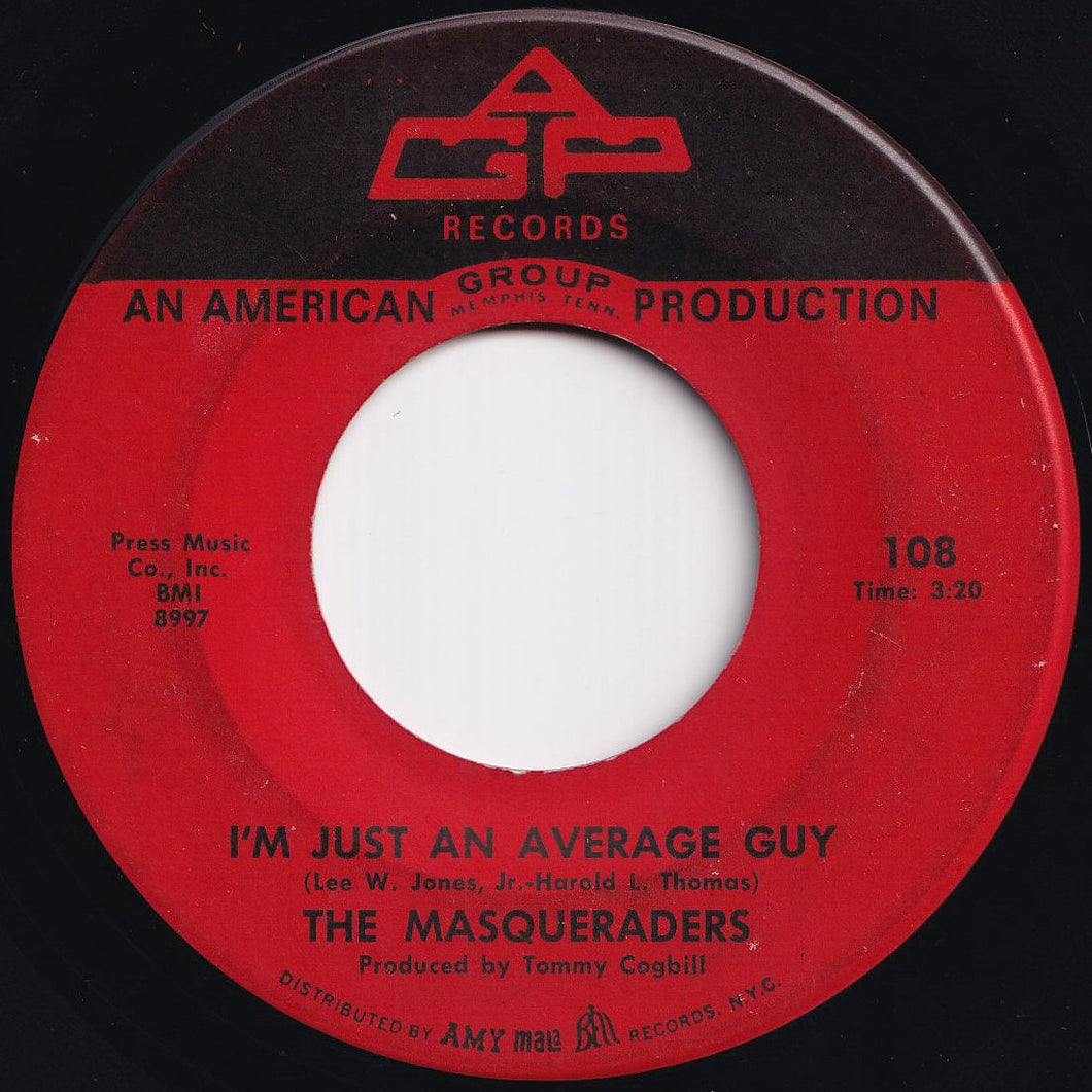 Masqueraders - I'm Just An Average Guy / I Ain't Gonna Stop (7 inch Record / Used)