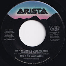 画像をギャラリービューアに読み込む, Dionne Warwick, Jeffrey Osborne - Love Power / In A World Such As This (7 inch Record / Used)
