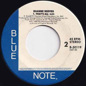 Dianne Reeves - Better Days (Remix) / That's All (7 inch Record / Used)