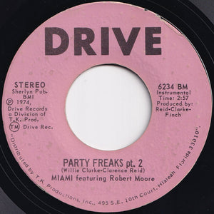 Miami, Robert Moore - Party Freaks (Part 1) / (Part 2) (7 inch Record / Used)