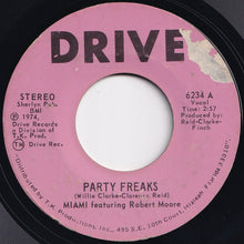 画像をギャラリービューアに読み込む, Miami, Robert Moore - Party Freaks (Part 1) / (Part 2) (7 inch Record / Used)
