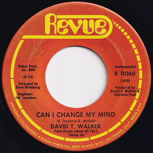 David T. Walker - My Baby Loves Me / Can I Change My Mind (7 inch Record / Used)