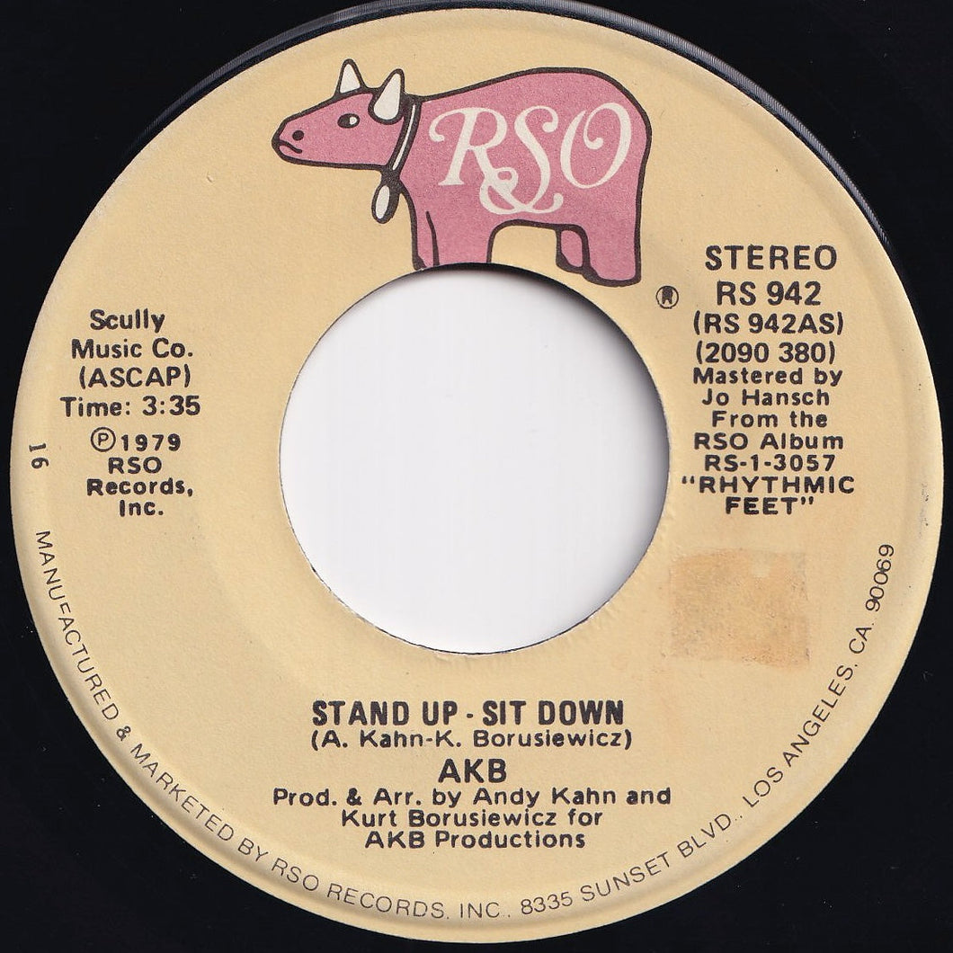 AKB - Stand Up - Sit Down / When We're Alone (7 inch Record / Used)