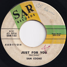 画像をギャラリービューアに読み込む, Sam Cooke - Just For You / Made For Me (7 inch Record / Used)
