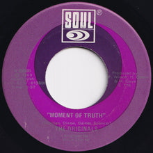 画像をギャラリービューアに読み込む, Originals - Baby I'm For Real / Moment Of Truth (7 inch Record / Used)
