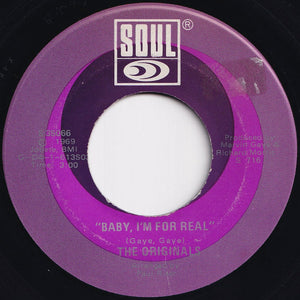 Originals - Baby I'm For Real / Moment Of Truth (7 inch Record / Used)