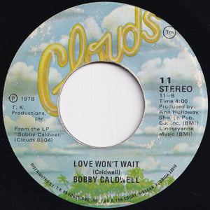 Bobby Caldwell - What You Won't Do For Love / Love Won't Wait (7 inch Record / Used)