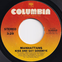 画像をギャラリービューアに読み込む, Manhattans - Kiss And Say Goodbye / Wonderful World Of Love (7 inch Record / Used)
