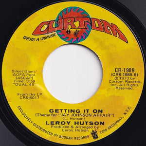 Leroy Hutson - When You Smile / Getting It On (Theme For "Jay Johnson Affair") (7 inch Record / Used)