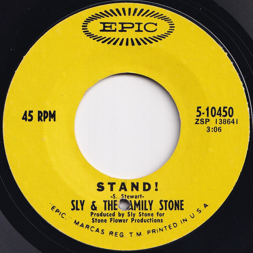 Sly & The Family Stone - Stand! / I Want To Take You Higher (7 inch Record / Used)