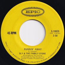 画像をギャラリービューアに読み込む, Sly &amp; The Family Stone - Runnin&#39; Away / Brave &amp; Strong (7 inch Record / Used)
