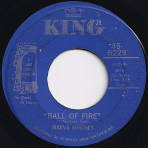 Marva Whitney - It's My Thing (You Can't Tell Me Who To Sock It To) / Ball Of Fire (7 inch Record / Used)