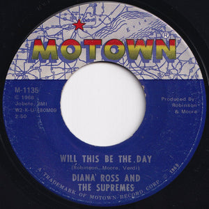 Supremes - Love Child / Will This Be The Day (7 inch Record / Used)