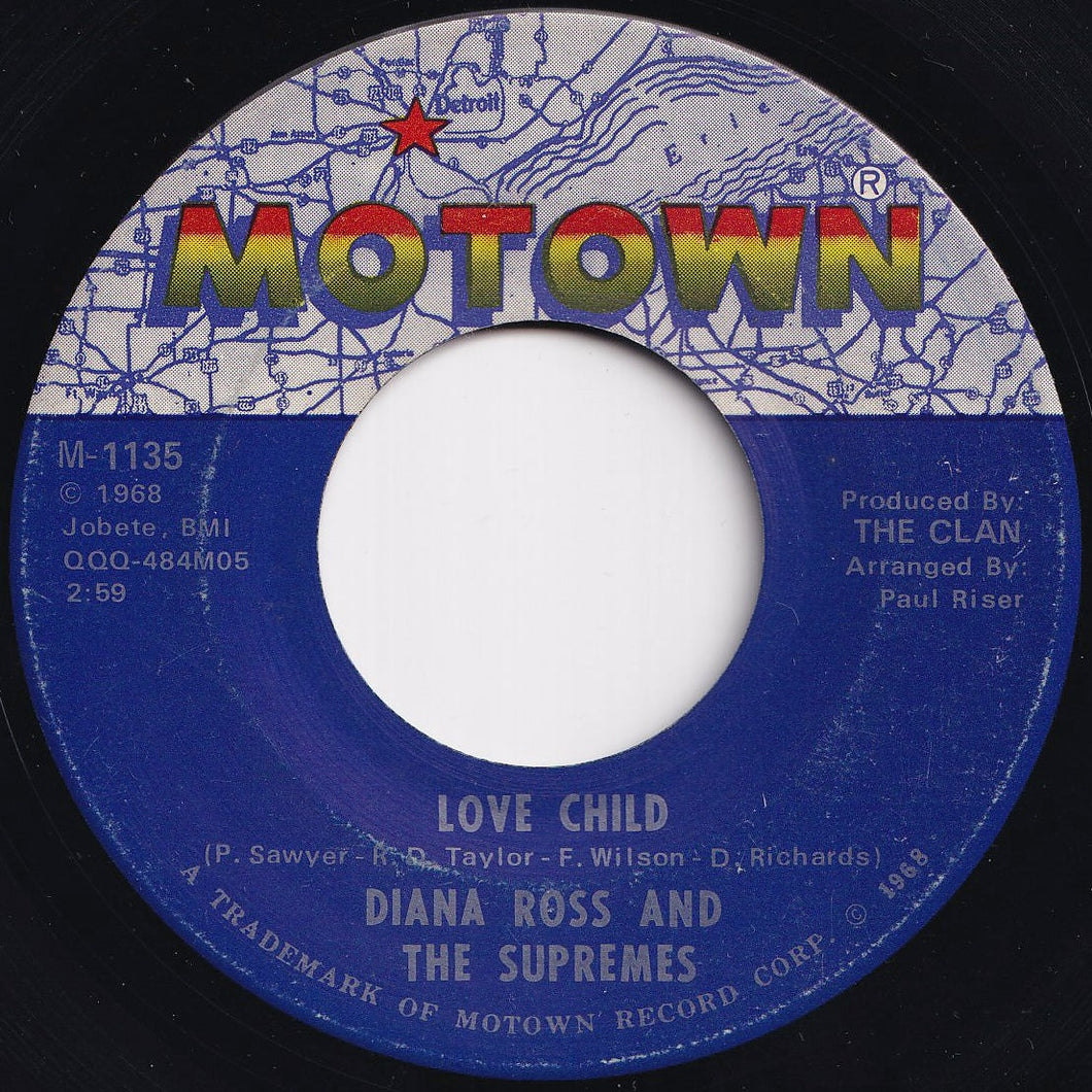 Supremes - Love Child / Will This Be The Day (7 inch Record / Used)