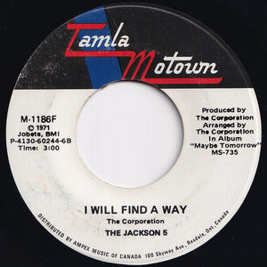 Jackson 5 - Maybe Tomorrow / I Will Find A Way (7 inch Record / Used)