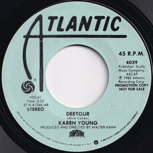 Karen Young - Deetour / Deetour (7 inch Record / Used)