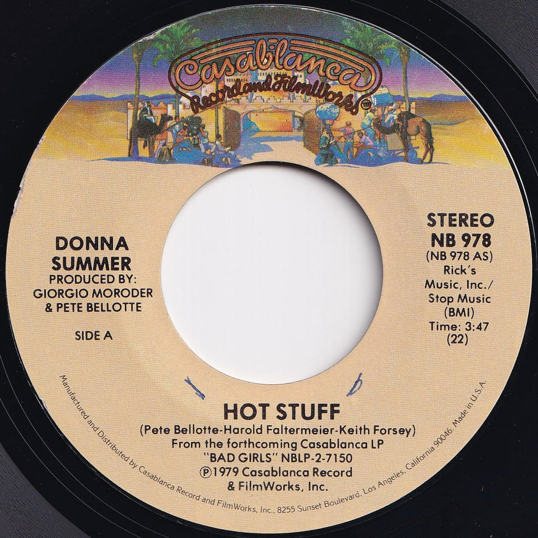 Donna Summer - Hot Stuff / Journey To The Centre Of Your Heart (7 inch Record / Used)