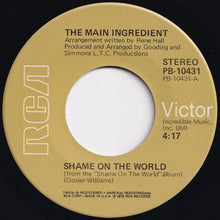 画像をギャラリービューアに読み込む, Main Ingredient - Shame On The World / Lilliah (7 inch Record / Used)
