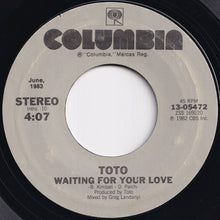 画像をギャラリービューアに読み込む, Toto - I Won&#39;t Hold You Back / Waiting For Your Love (7 inch Record / Used)
