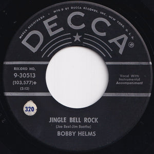 Bobby Helms - Jingle Bell Rock / Captain Santa Claus (And His Reindeer Space Patrol) (7 inch Record / Used)