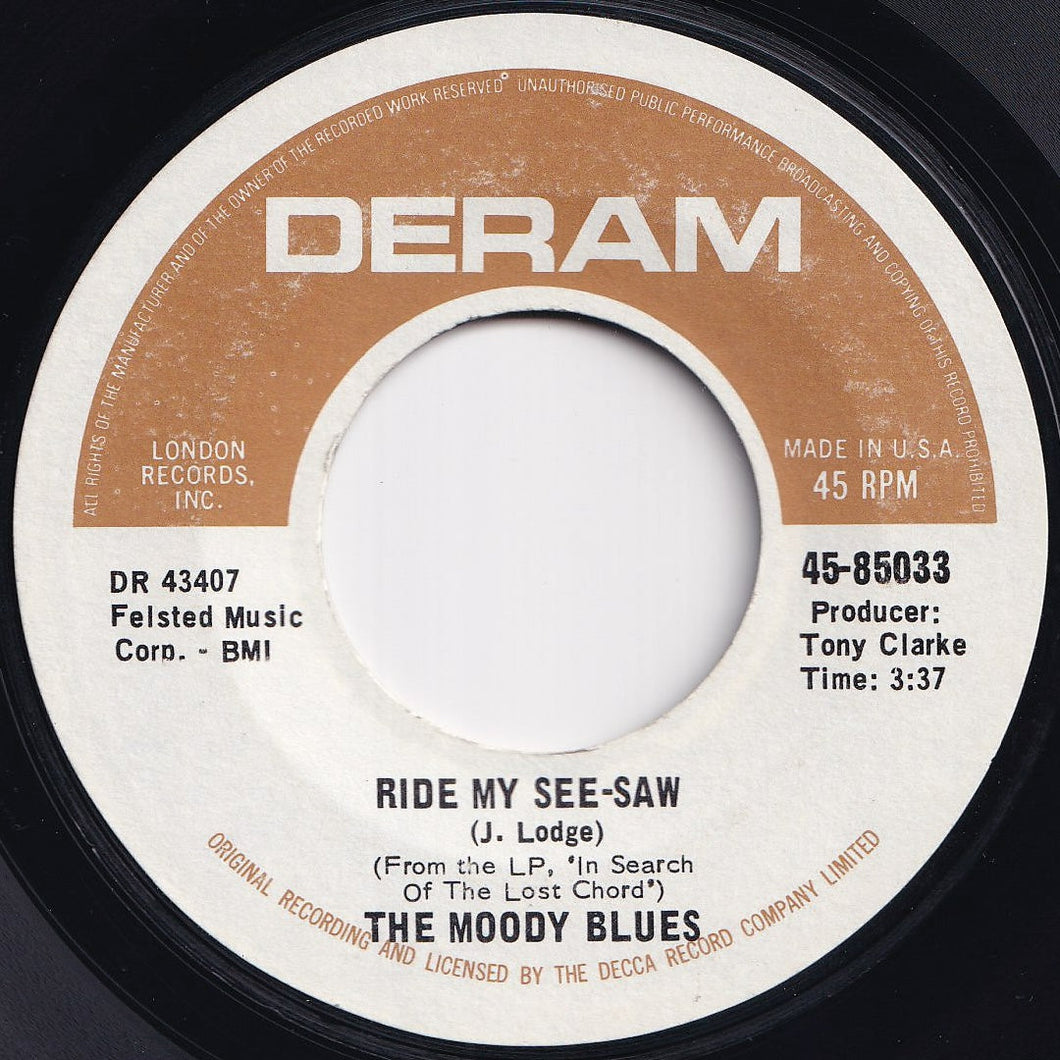 Moody Blues - Ride My See-Saw / Voices In The Sky (7 inch Record / Used)