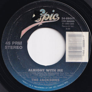 Jacksons - Nothin (That Compares 2 U) (Edited Version) / Alright With Me (7 inch Record / Used)