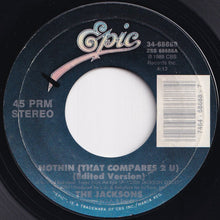 画像をギャラリービューアに読み込む, Jacksons - Nothin (That Compares 2 U) (Edited Version) / Alright With Me (7 inch Record / Used)
