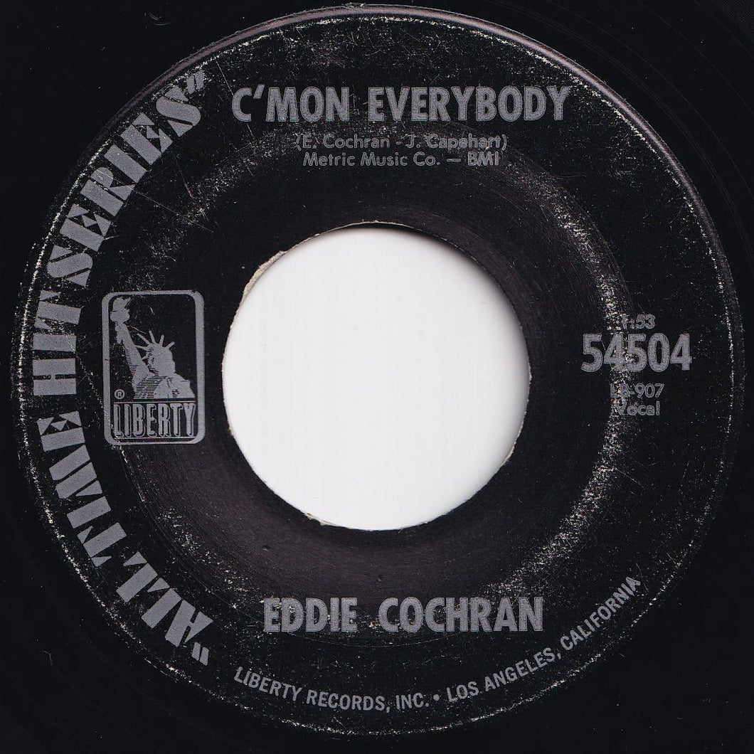 Eddie Cochran - C'mon Everybody / Somethin' Else (7 inch Record / Used)