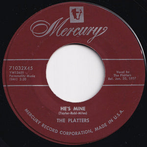 Platters - I'm Sorry / He's Mine (7 inch Record / Used)