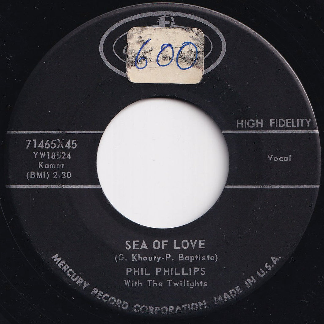 Phil Phillips With The Twilights - Sea Of Love / Juella (7 inch Record / Used)