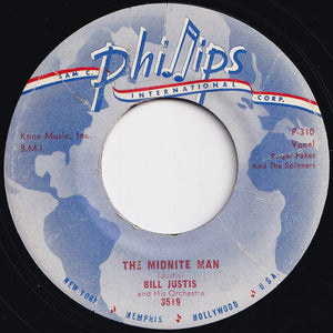 Bill Justis And His Orchestra - Raunchy / The Midnite Man (7 inch Record / Used)