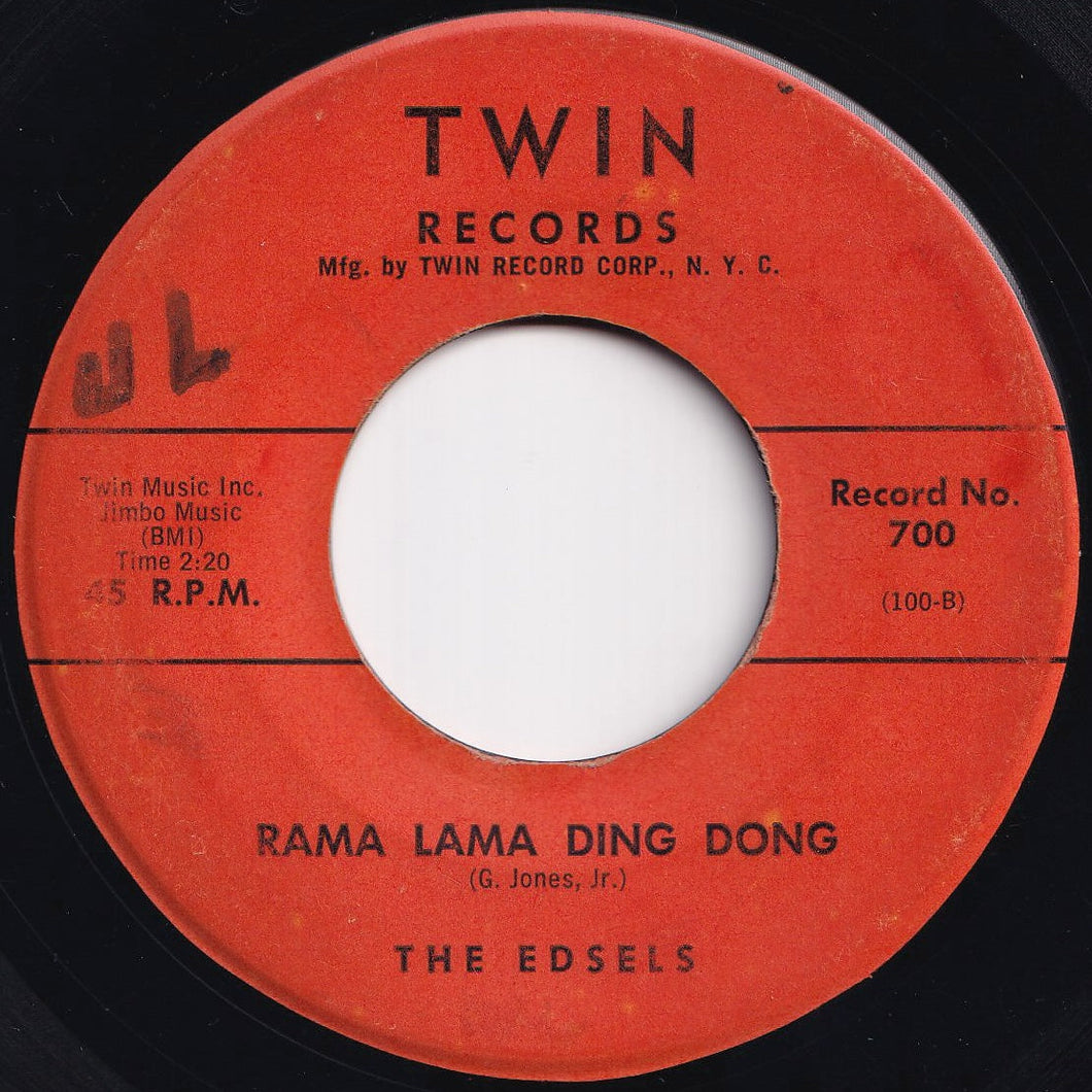 Edsels - Rama Lama Ding Dong / Bells (7 inch Record / Used)