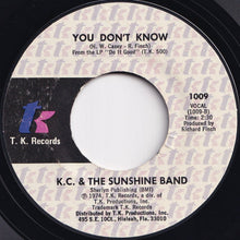 Load image into Gallery viewer, KC &amp; The Sunshine Band - Get Down Tonight / You Don&#39;t Know (7 inch Record / Used)
