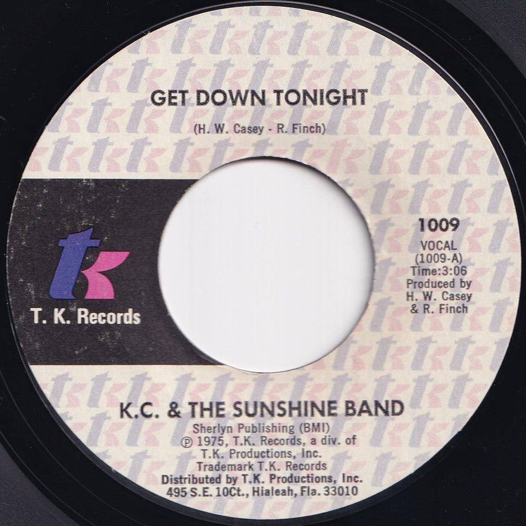 KC & The Sunshine Band - Get Down Tonight / You Don't Know (7 inch Record / Used)