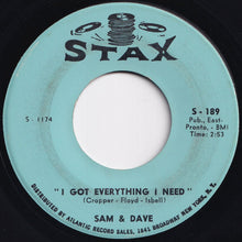 Load image into Gallery viewer, Sam &amp; Dave - Hold On! I&#39;m A Comin&#39; / I Got Everything I Need (7 inch Record / Used)
