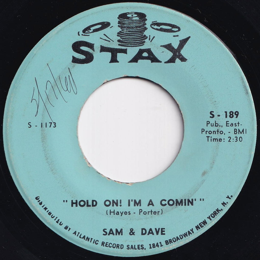 Sam & Dave - Hold On! I'm A Comin' / I Got Everything I Need (7 inch Record / Used)