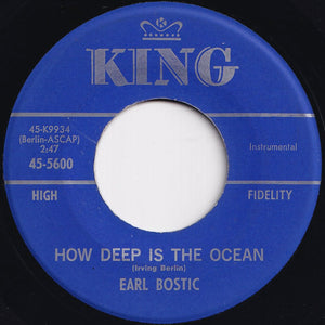 Earl Bostic - How Deep Is The Ocean / Wrap It (7 inch Record / Used)