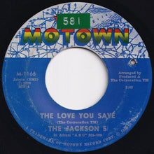 画像をギャラリービューアに読み込む, Jackson 5 - The Love You Save / I Found That Girl (7 inch Record / Used)
