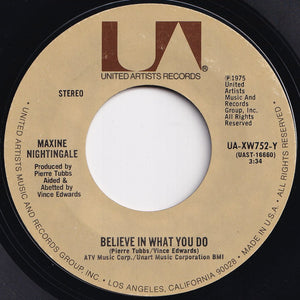 Maxine Nightingale - Right Back Where We Started From / Believe In What You Do (7 inch Record / Used)