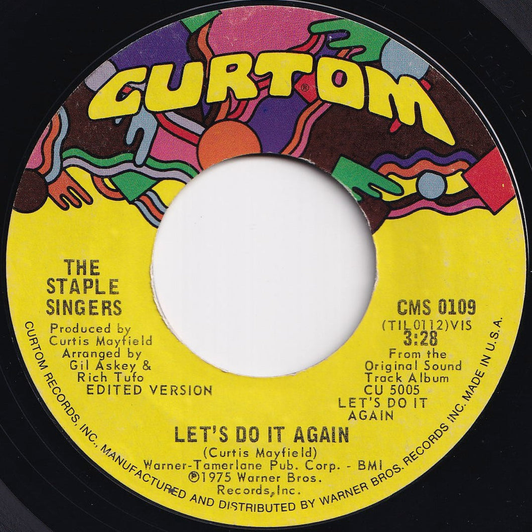 Staple Singers - Let's Do It Again / After Sex (7 inch Record / Used)