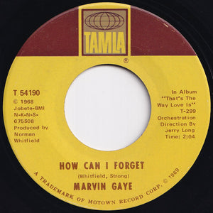 Marvin Gaye - How Can I Forget / Gonna Give Her All The Love I've Got (7 inch Record / Used)