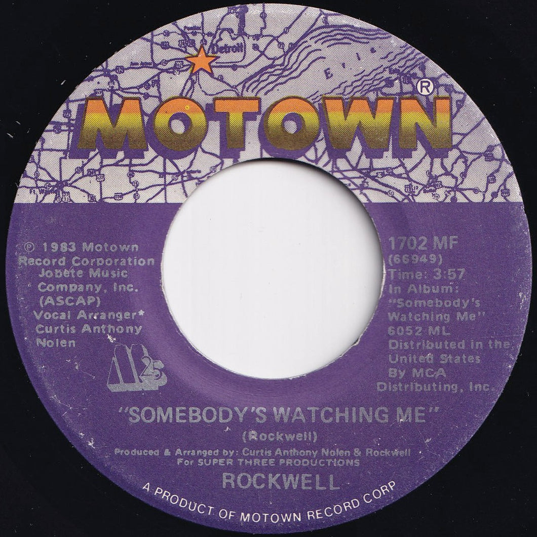 Rockwell - Somebody's Watching Me / (Instrumental) (7 inch Record / Used)